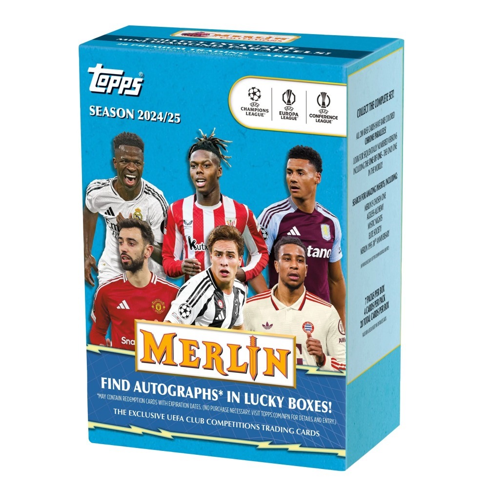 【卡世界】2024-25 Topps Merlin UCC Soccer Blaster Box 球員卡 (1盒)-細節圖2