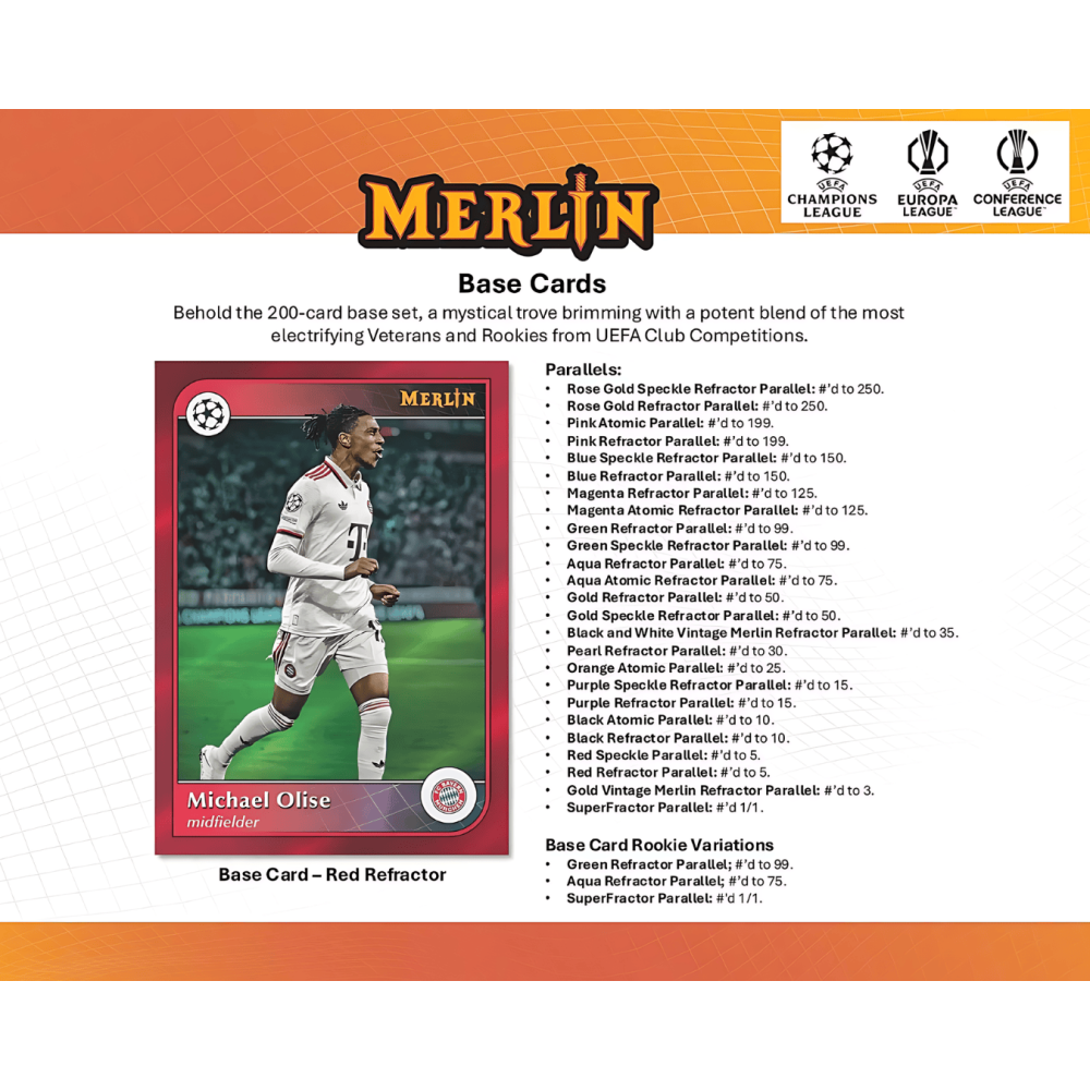 【卡世界】2024-25 Topps Merlin UCC Soccer Blaster Box 球員卡 (1盒)-細節圖5