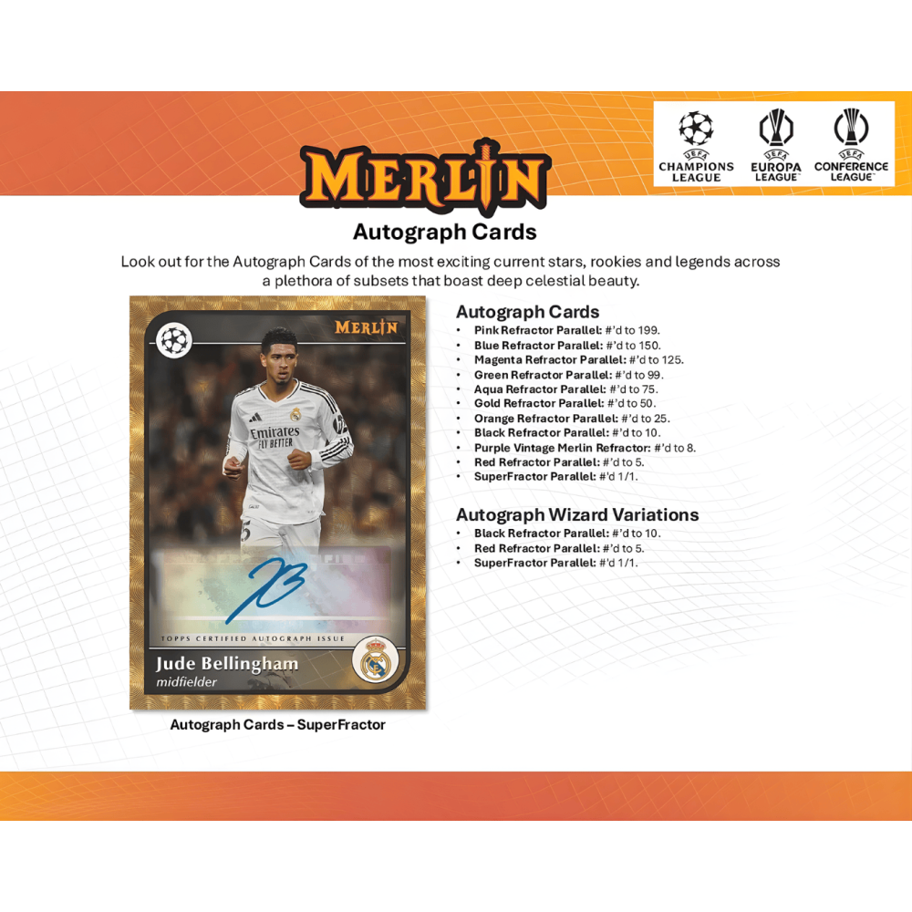 【卡世界】2024-25 Topps Merlin UCC Soccer Blaster Box 球員卡 (1盒)-細節圖8