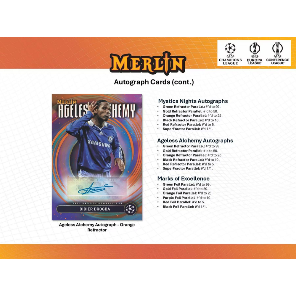 【卡世界】2024-25 Topps Merlin UCC Soccer Blaster Box 球員卡 (1盒)-細節圖9