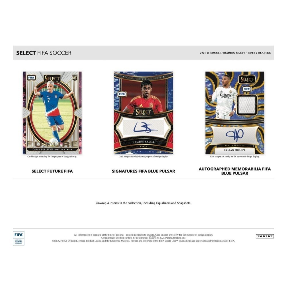 【卡世界】2024-25 Select FIFA Soccer Blaster Box 足球 球員卡 (1盒)-細節圖5