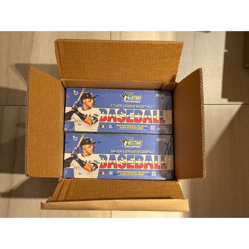 【卡世界】🔥全新箱10盒 2025 Topps Heritage High Number Hobby 棒球 (1盒)-細節圖4