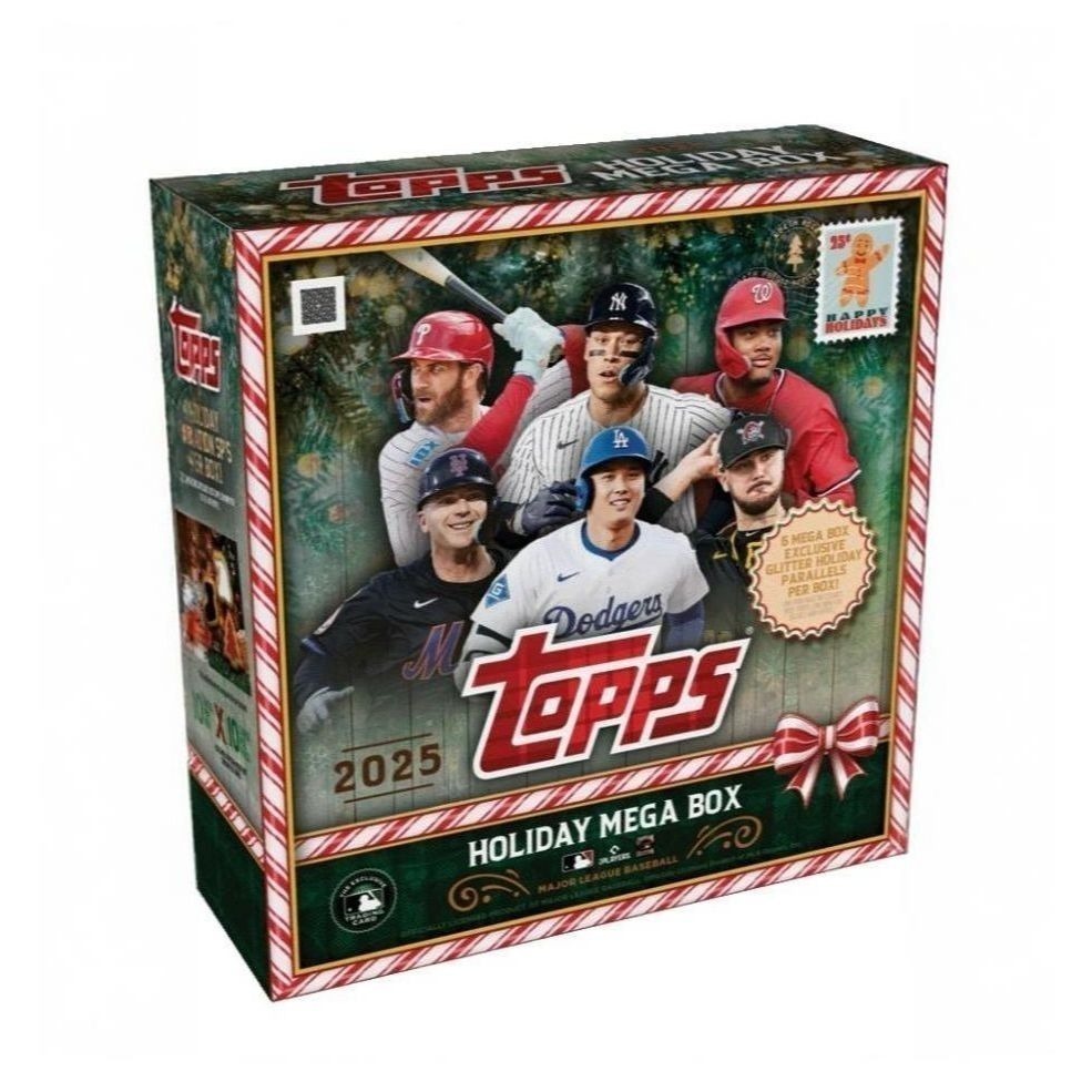 【卡世界】2025 Topps Holiday Baseball Mega Box 棒球 球員卡 (1盒)-細節圖2
