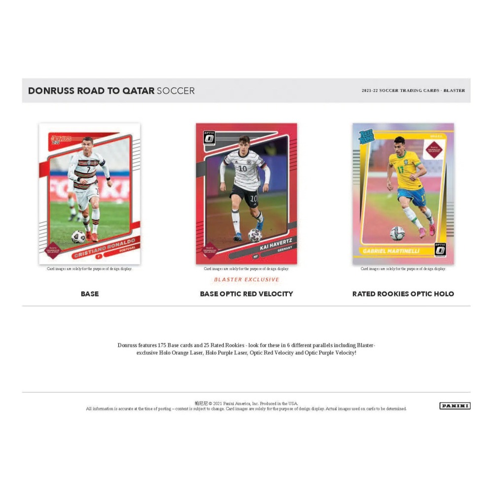 【卡世界】2021-22 Donruss Soccer Qatar Blaster Box 足球 球員卡 (1盒)-細節圖4