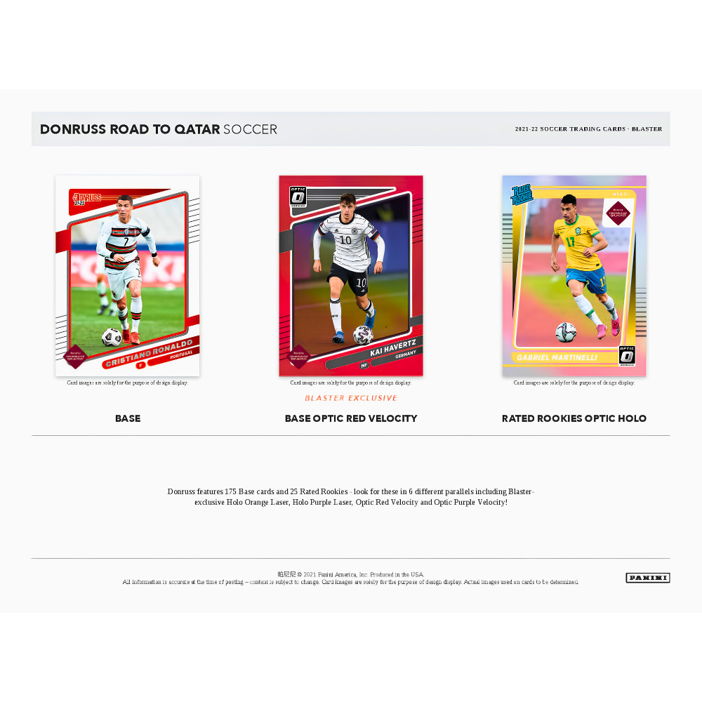 【卡世界】2021-22 Donruss Soccer Qatar Blaster Box 足球 球員卡 (1盒)-細節圖5