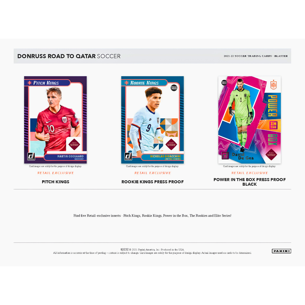 【卡世界】2021-22 Donruss Soccer Qatar Blaster Box 足球 球員卡 (1盒)-細節圖6