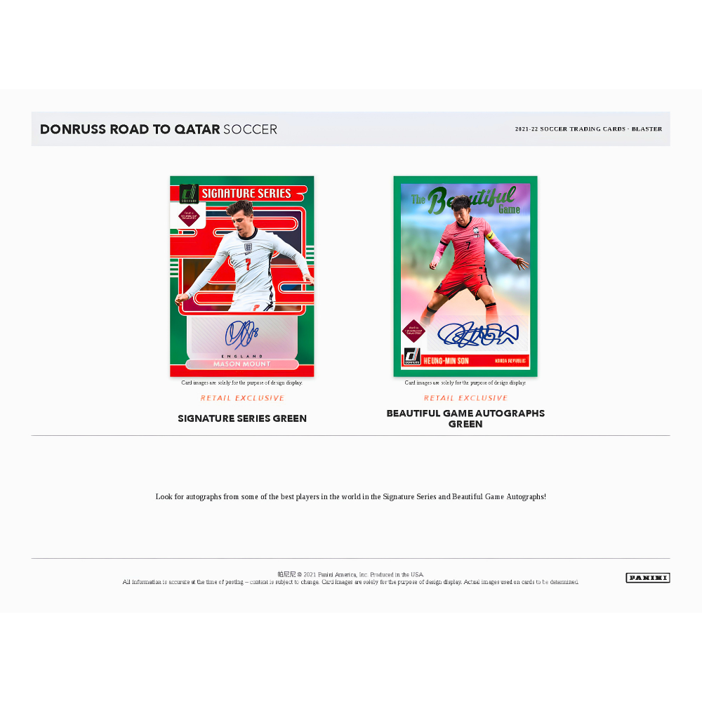【卡世界】2021-22 Donruss Soccer Qatar Blaster Box 足球 球員卡 (1盒)-細節圖7