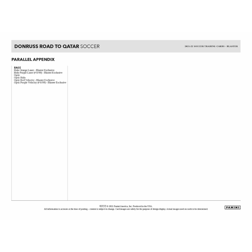 【卡世界】2021-22 Donruss Soccer Qatar Blaster Box 足球 球員卡 (1盒)-細節圖8