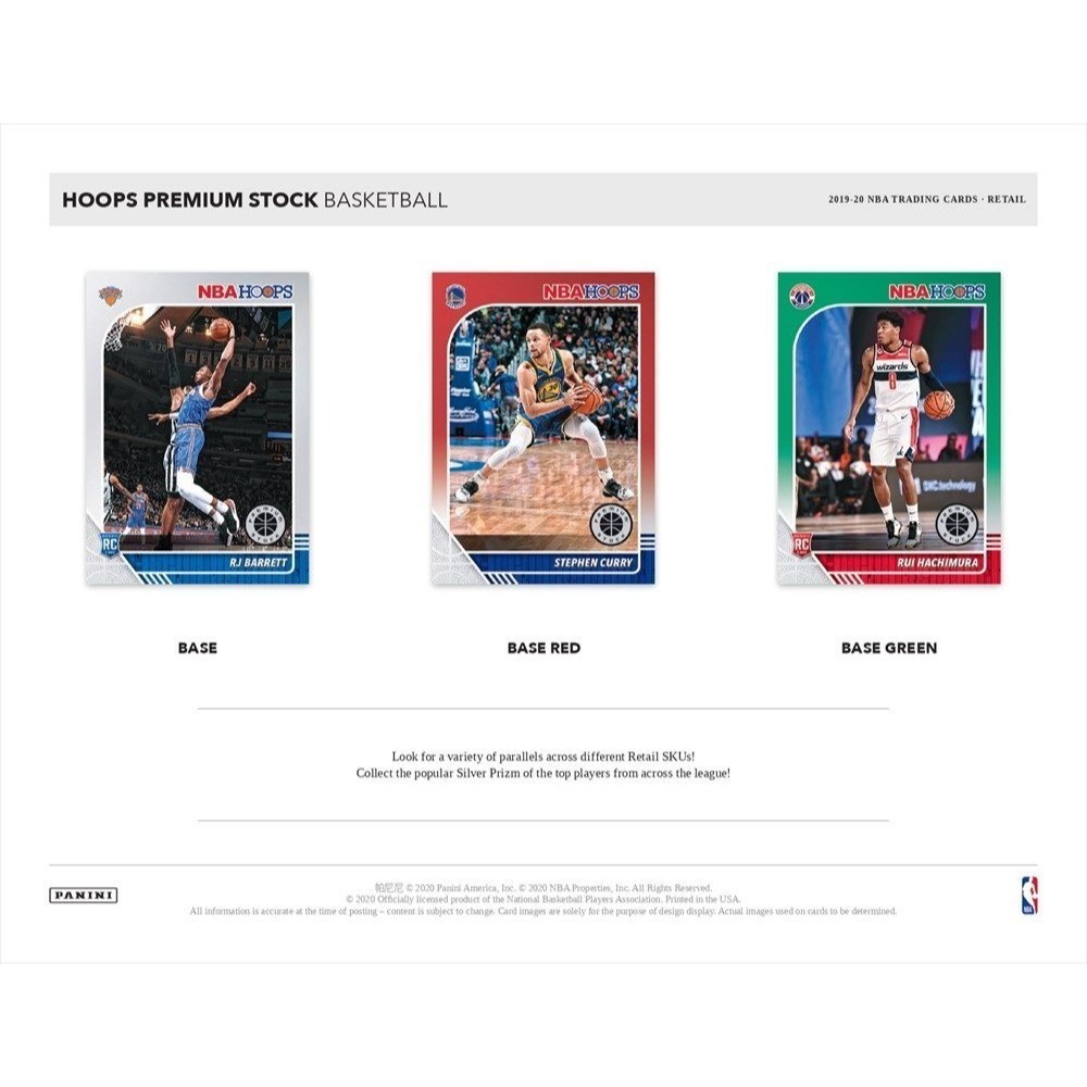 【卡世界】2019-20 Hoops Premium Stock Cello Pack Box 籃球 球員卡 (12包)-細節圖4