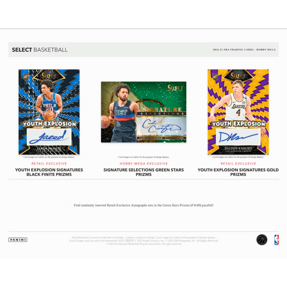 【卡世界】2024-25 Select Basketball Hobby Mega Box 籃球 球員卡 (1盒)-細節圖6