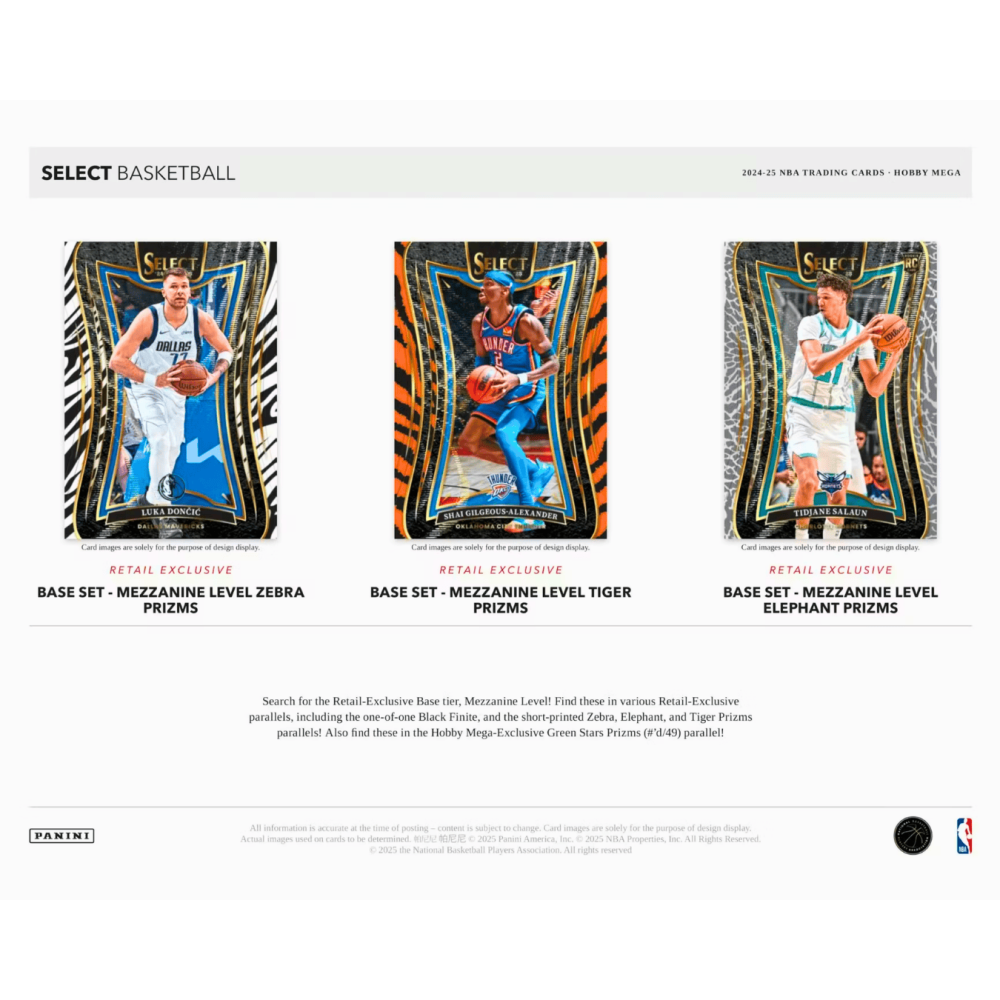 【卡世界】2024-25 Select Basketball Hobby Mega Box 籃球 球員卡 (1盒)-細節圖7