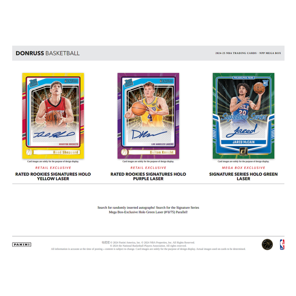 【卡世界】2024-25 Donruss Basketball Mega Box 籃球 球員卡 (1盒)-細節圖7