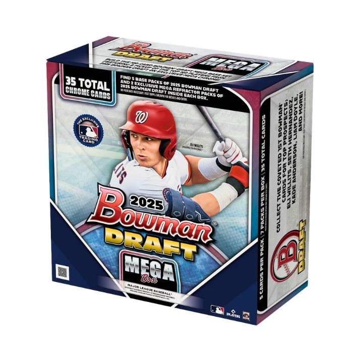 【卡世界】2025 Bowman Draft Baseball Mega Box 棒球 球員卡 (1盒)-細節圖2