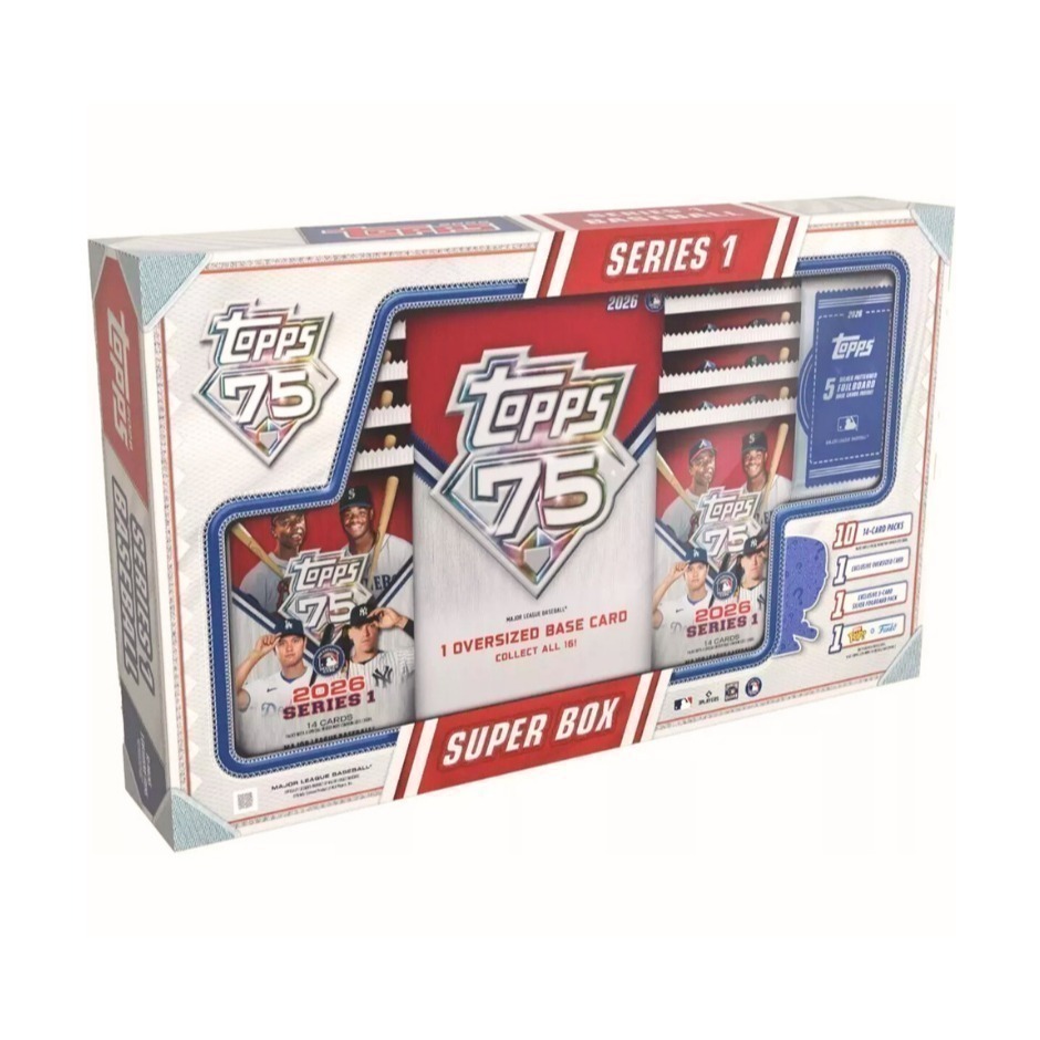【卡世界】2026 Topps Series 1 Baseball Super Box 棒球 球員卡 (1盒)-細節圖2