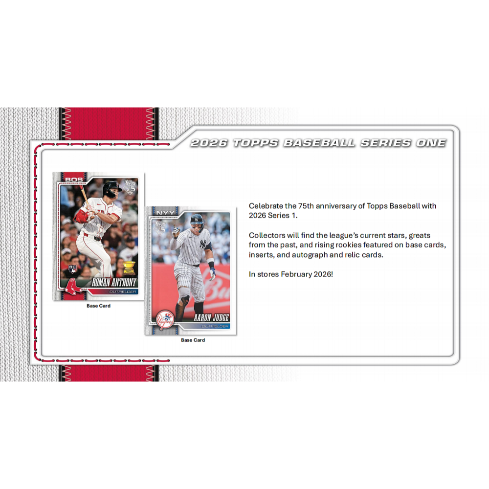 【卡世界】2026 Topps Series 1 Baseball Super Box 棒球 球員卡 (1盒)-細節圖4