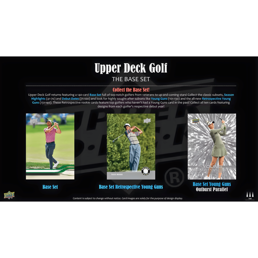 【卡世界】2026 Upper Deck Golf Tin 鐵盒 高爾夫 球員卡 (1盒)-細節圖4