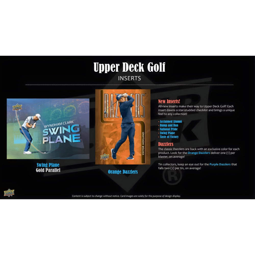 【卡世界】2026 Upper Deck Golf Tin 鐵盒 高爾夫 球員卡 (1盒)-細節圖5