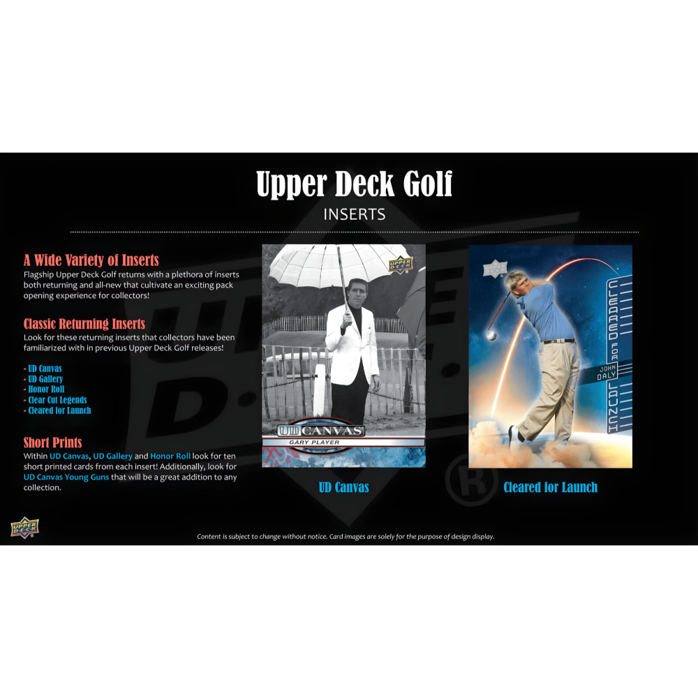 【卡世界】2026 Upper Deck Golf Tin 鐵盒 高爾夫 球員卡 (1盒)-細節圖6