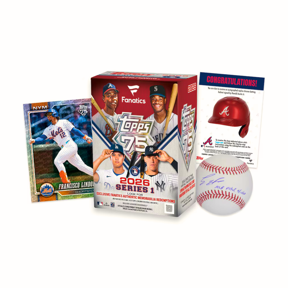 【卡世界】2026 Topps Series 1 Baseball Fanatics Blaster 球員卡 (1盒)-細節圖2