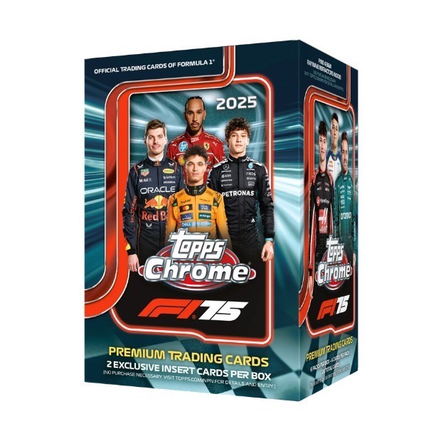 【卡世界】2025 Topps Chrome F1 Blaster Box 賽車 球員卡 (1盒)-細節圖2