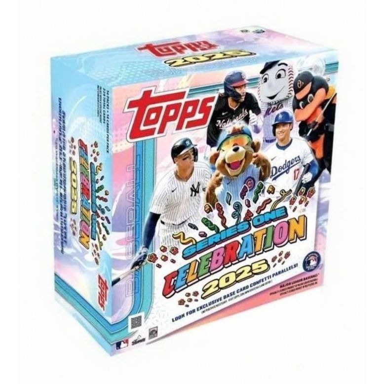 【卡世界】2025 Topps Series 1 Celebration Mega Box 棒球 球員卡 (1盒)-細節圖2