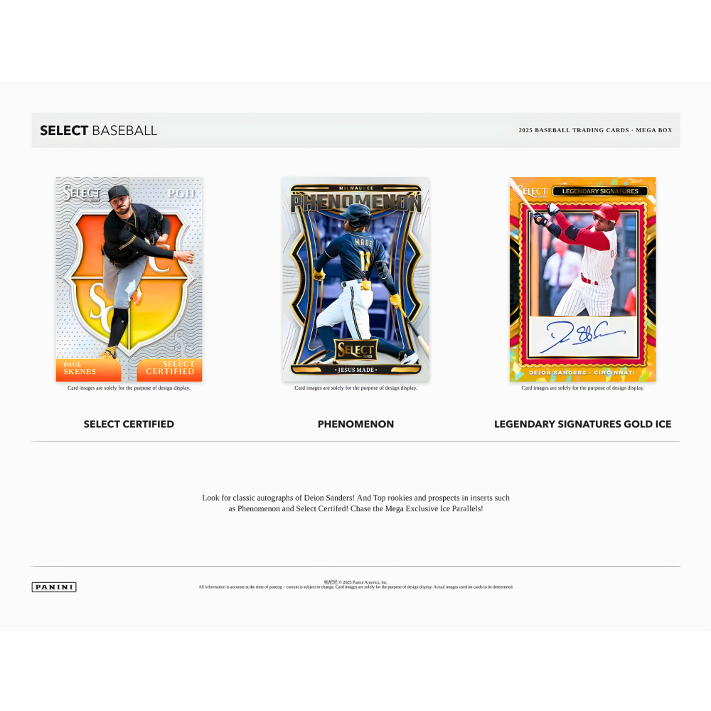 【卡世界】🔥全新箱20盒 2025 Select Baseball Mega Box 棒球 球員卡 (1盒)-細節圖6