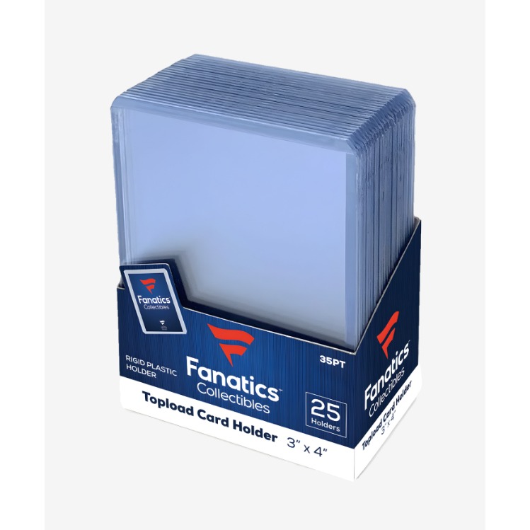 【卡世界】Fanatics 35pt Top Loader 官方標準卡夾 (一只25入)-細節圖2