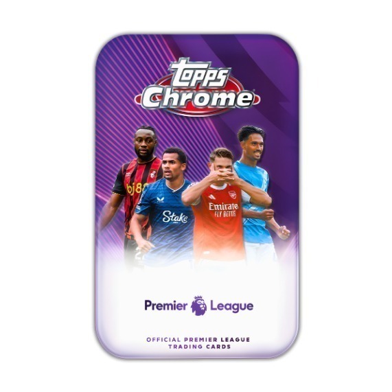 【卡世界】2026 Topps Chrome Premier League Tin 英超 足球 球員卡 (1盒)-細節圖4