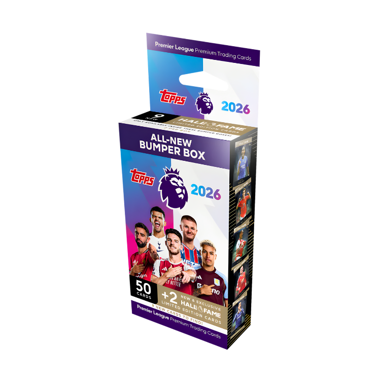 【卡世界】2026 Topps Chrome Premier League Bumper Box 英超 球員卡 (1盒)-細節圖2