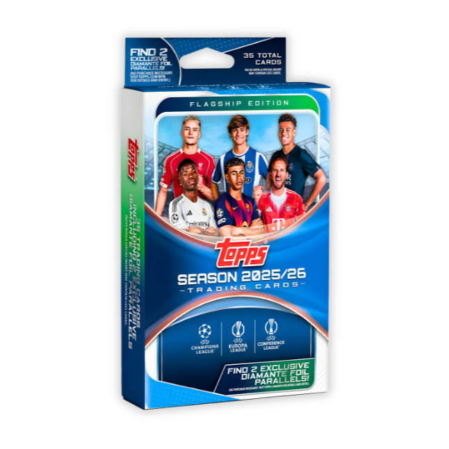 【卡世界】2026 Topps UEFA Club Competitions Hanger Box 球員卡 (1盒)-細節圖2