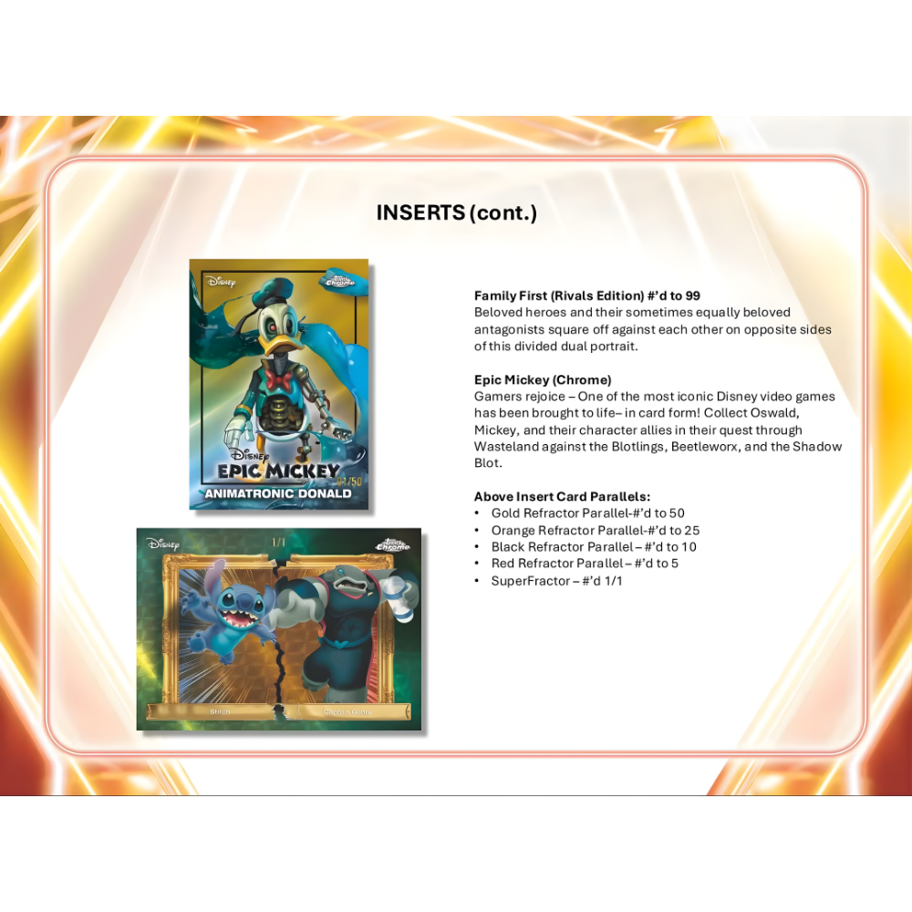 【卡世界】2026 Topps Disney Neon Blaster Box 米老鼠 迪士尼 球員卡 (1盒)-細節圖8