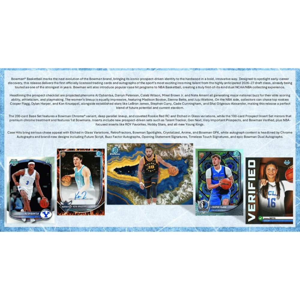 【卡世界】2025-26 Bowman Basketball Blaster Box 籃球 球員卡 (1盒)-細節圖4