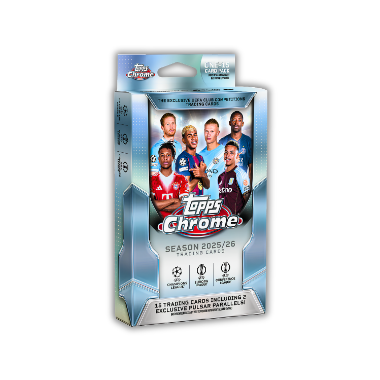 【卡世界】2025-26 Topps Chrome UEFA Club Competitions Hanger (1盒)-細節圖2