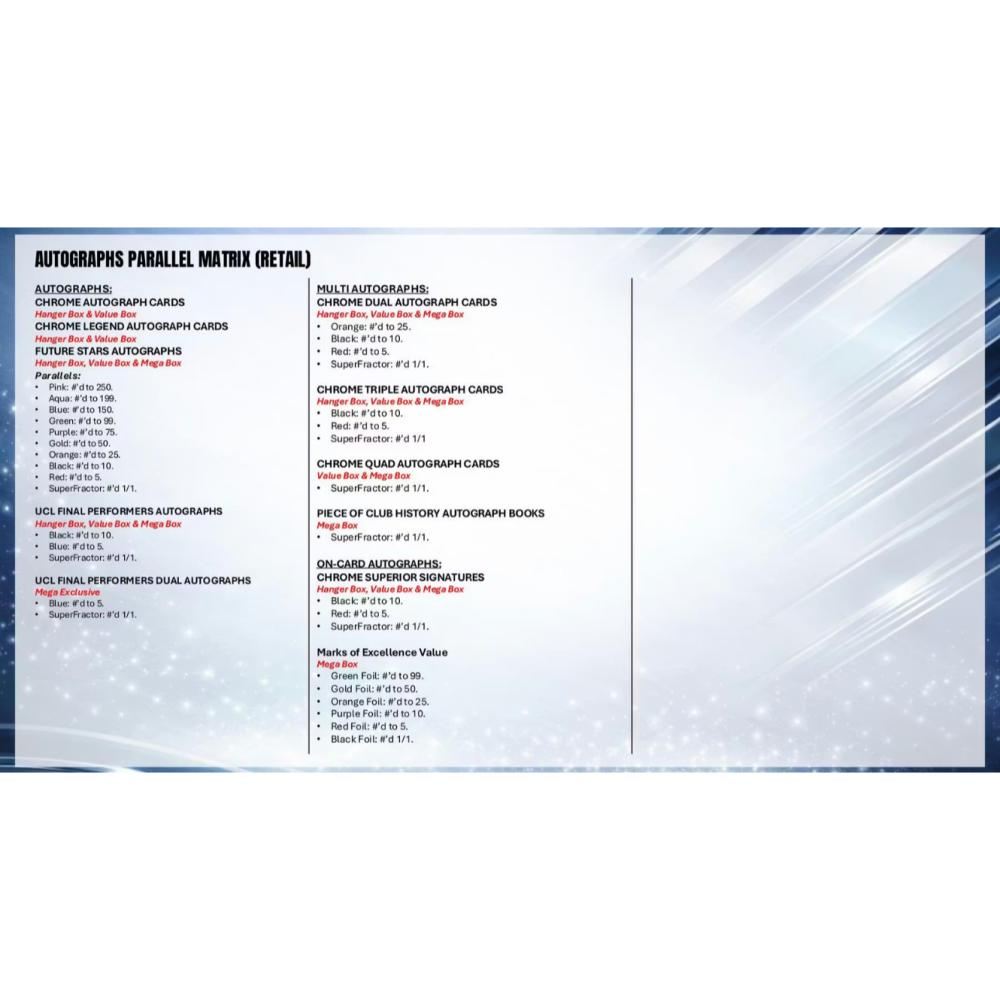 【卡世界】2025-26 Topps Chrome UEFA Club Competitions Value (1盒)-細節圖10