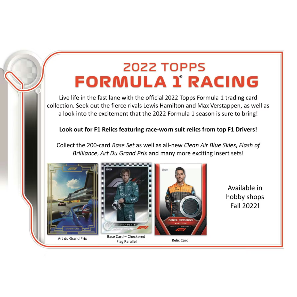 【卡世界】2022 Topps F1 Formula 1 Hobby Box (1盒)-細節圖5