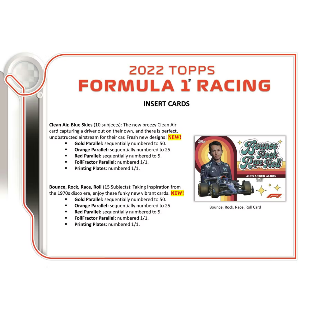 【卡世界】2022 Topps F1 Formula 1 Hobby Box (1盒)-細節圖7