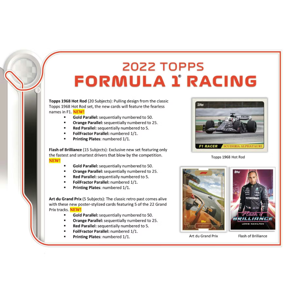 【卡世界】2022 Topps F1 Formula 1 Hobby Box (1盒)-細節圖8