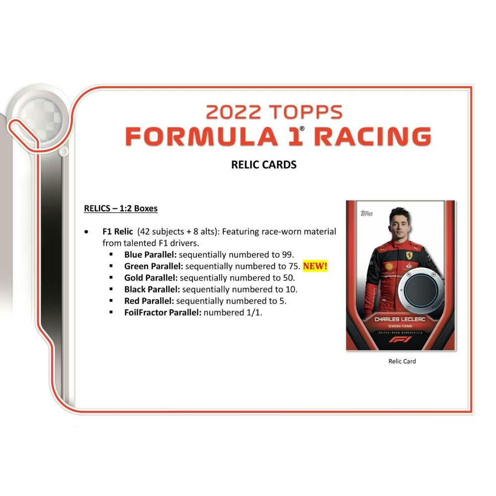 【卡世界】2022 Topps F1 Formula 1 Hobby Box (1盒)-細節圖9