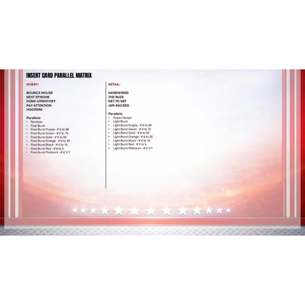 【卡世界】2025-26 Hoops Basketbal Hanger Box 籃球 球員卡 (1盒)-細節圖7
