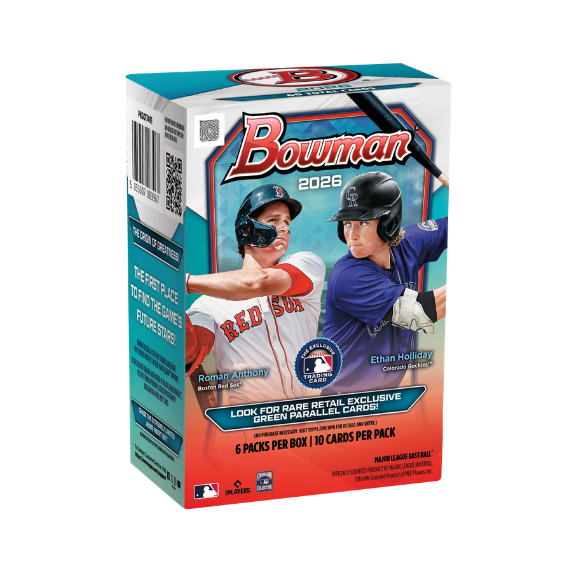 【卡世界】🔥全新20盒 2026 Bowman Baseball Blaster Box 棒球 球員卡 (1盒)-細節圖2