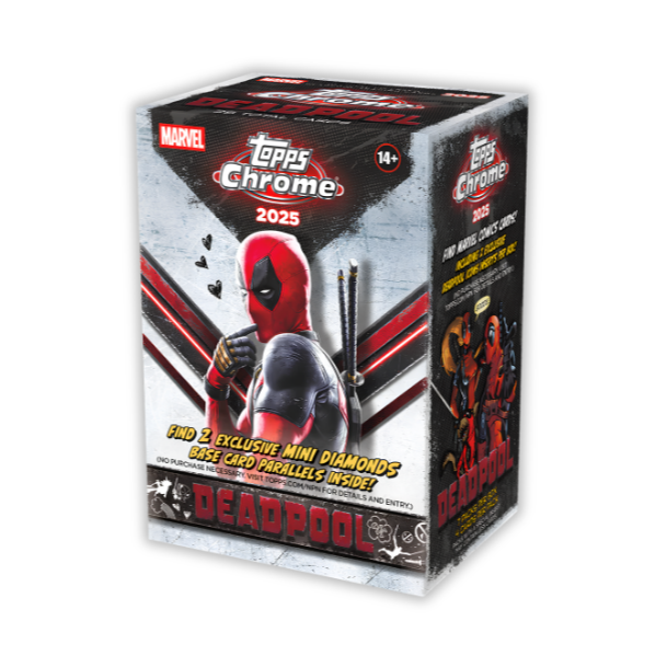 【卡世界】🔥全新箱 2025 Topps Deadpool Chrome Blaster Box 死侍 球員卡 (1盒-細節圖2