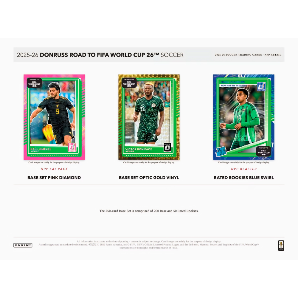 【卡世界】🔥新盒 2025-26 Donruss Soccer Jumbo Value Pack 足球 球員卡 (1包-細節圖7