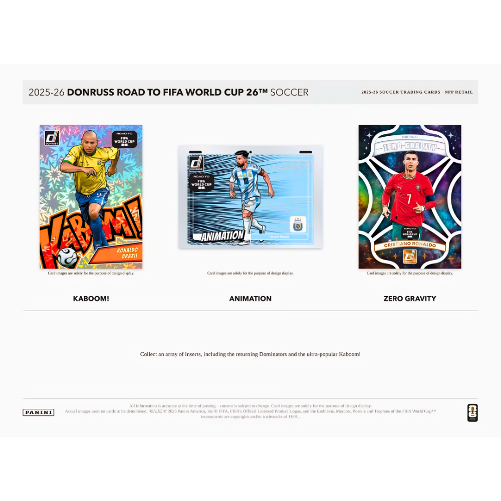 【卡世界】🔥新盒 2025-26 Donruss Soccer Jumbo Value Pack 足球 球員卡 (1包-細節圖8