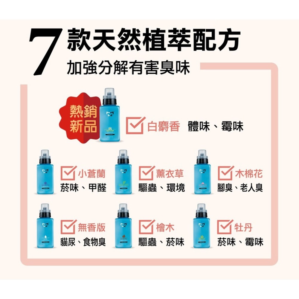 水魔素 濃縮除臭液 除臭抑菌液 500ml 寵物除臭 空間除臭 小蒼蘭/白麝香/木棉花/無香/牡丹花/檜木-細節圖2