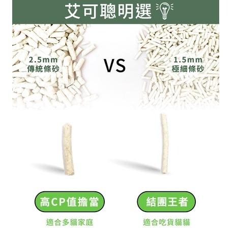 ECO 艾可1.5mm極細豆腐貓砂(7L/2.5kg)-原味/綠茶/竹炭 快速吸水 100%天然可沖馬桶-細節圖5