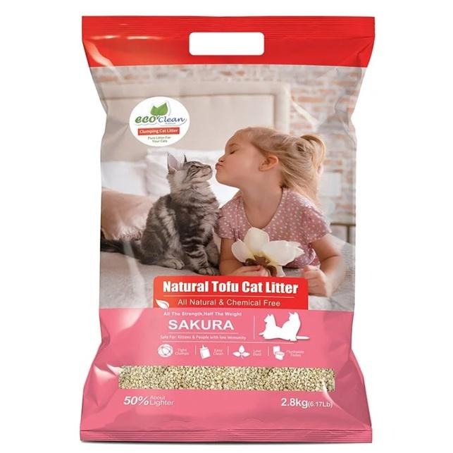 Eco艾可天然草本輕質型豆腐貓砂7L (2.8kg)  破碎豆腐砂(櫻花/馬鞭草/竹炭)-細節圖5