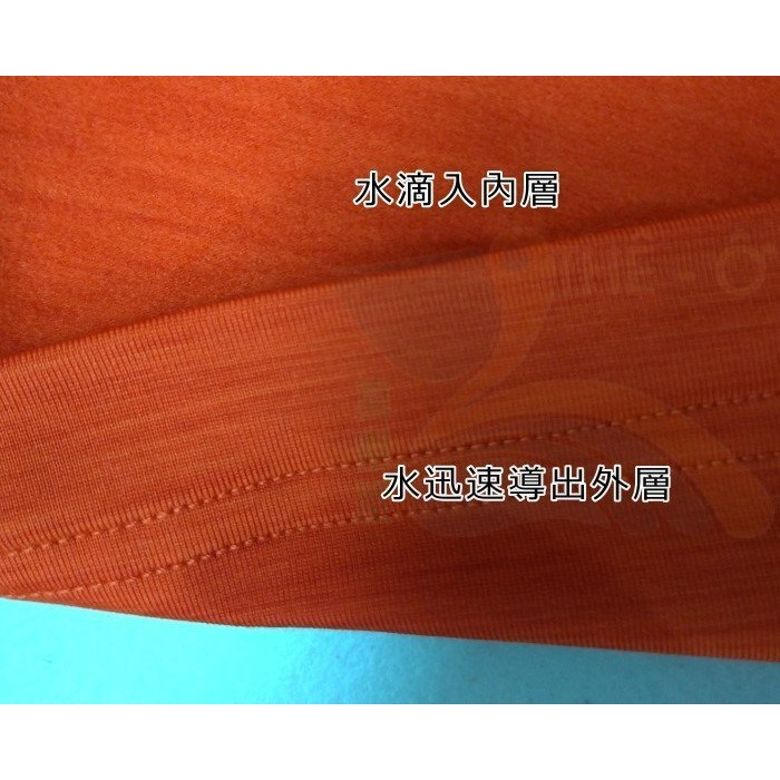 男款遠紅雲彩保暖POLO衫 小立領 輕刷毛 透氣 吸濕排汗 紅色 喜樂屋登山戶外-細節圖4