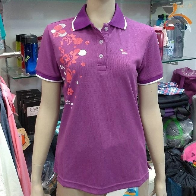 喜樂屋 女款POLO排汗衫 J22016P-2 吸濕排汗 抗UV 透氣 快乾 零碼出清 台灣製造 喜樂屋登山戶外休閒-細節圖2