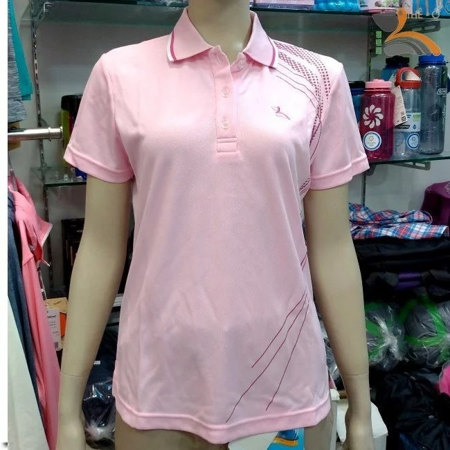 喜樂屋 女款POLO排汗衫 J22016P-4 吸濕排汗 抗UV 透氣 快乾 零碼出清 台灣製造 喜樂屋登山戶外休閒-細節圖3