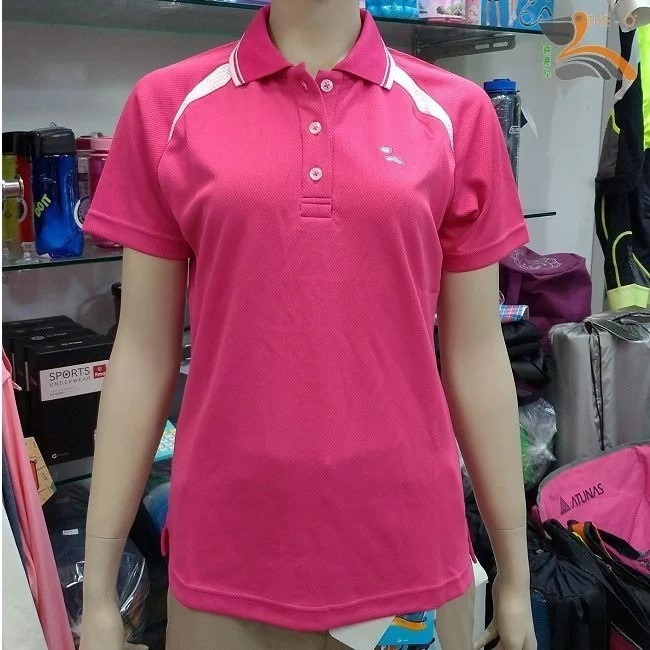 喜樂屋 女款POLO排汗衫 J22016P-5 吸濕排汗 抗UV 透氣 快乾 零碼出清 台灣製造 喜樂屋登山戶外休閒-細節圖2